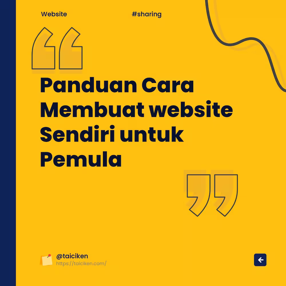 Panduan Cara Membuat website Sendiri untuk Pemula