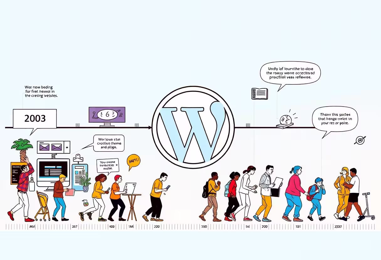 sejarah WordPress hingga menjadi platform CMS terbesar di dunia.