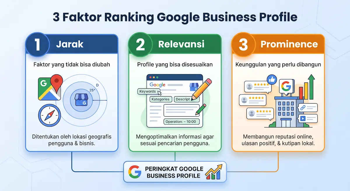 Faktor Peringkat Google Bisnis Lokal