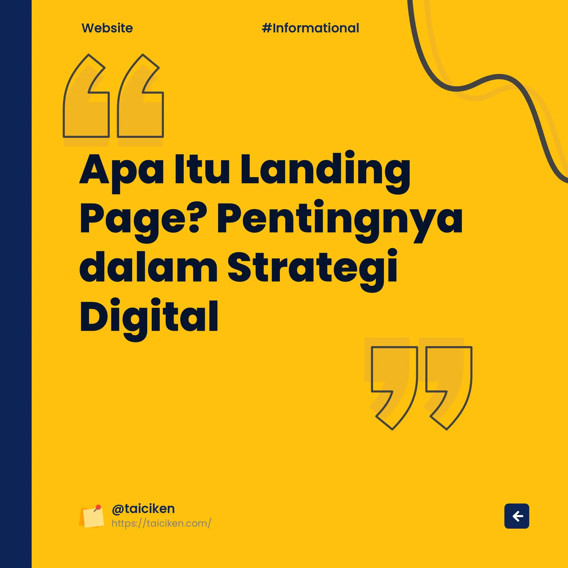 Apa itu landing page digital