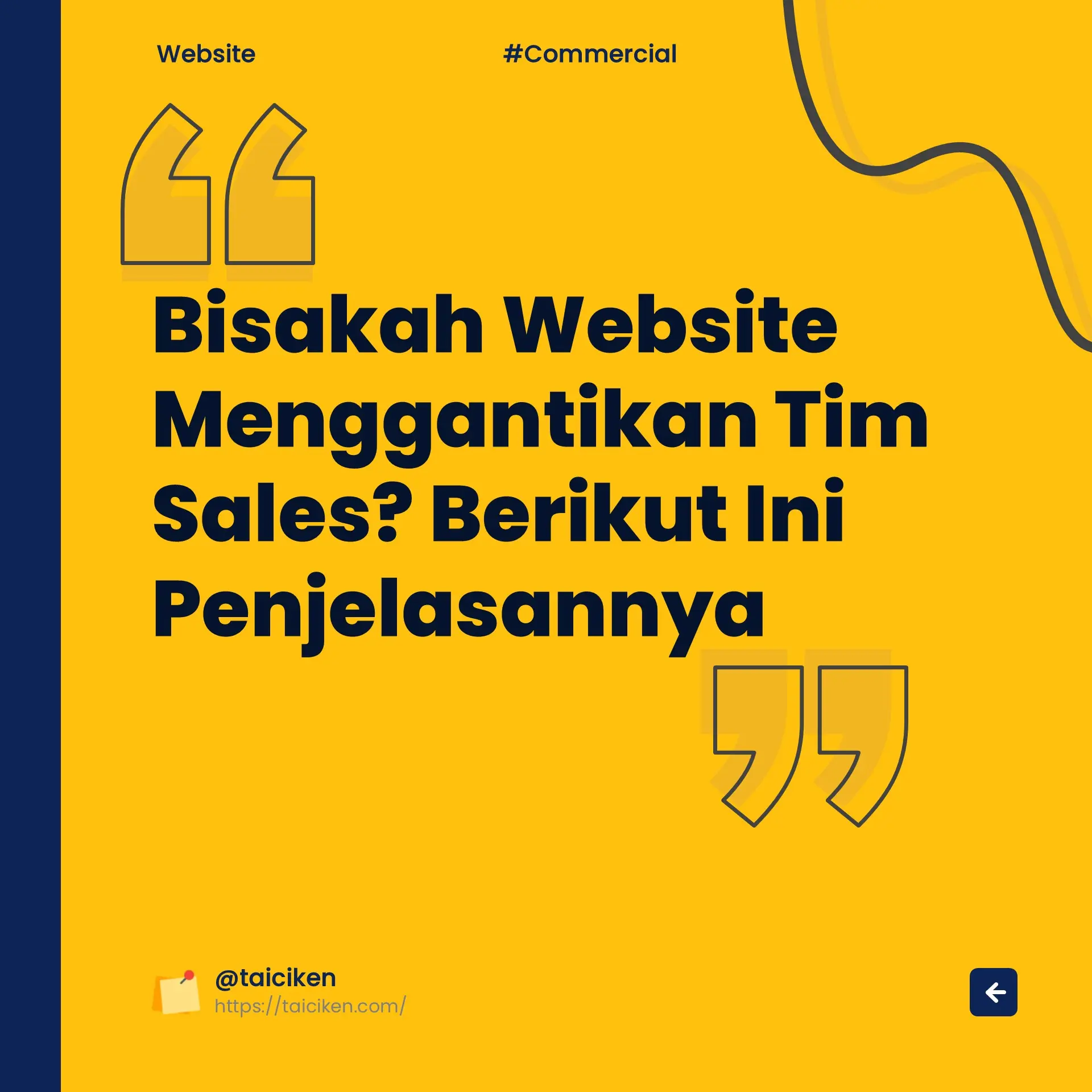 Bisakah website gantikan tim sales