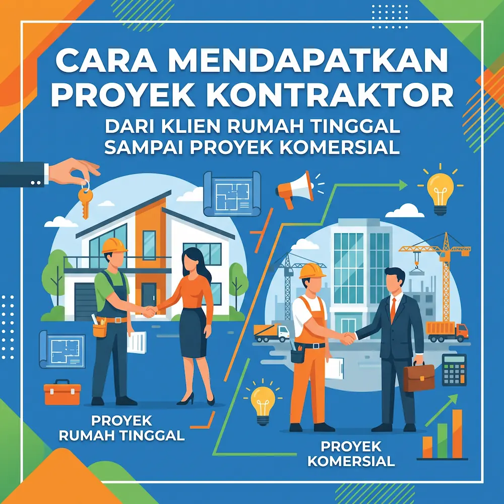 Proyek kontraktor rumah dan komersial