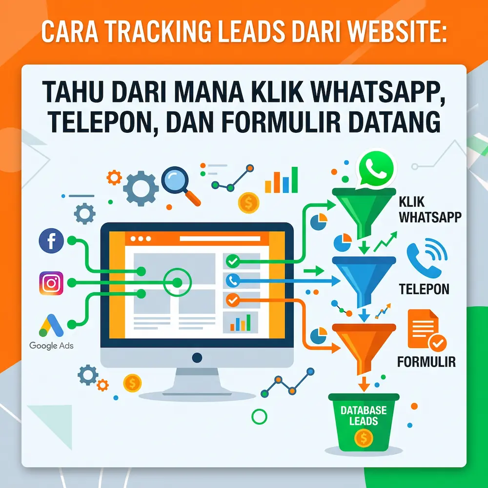 Pelacakan prospek dari website