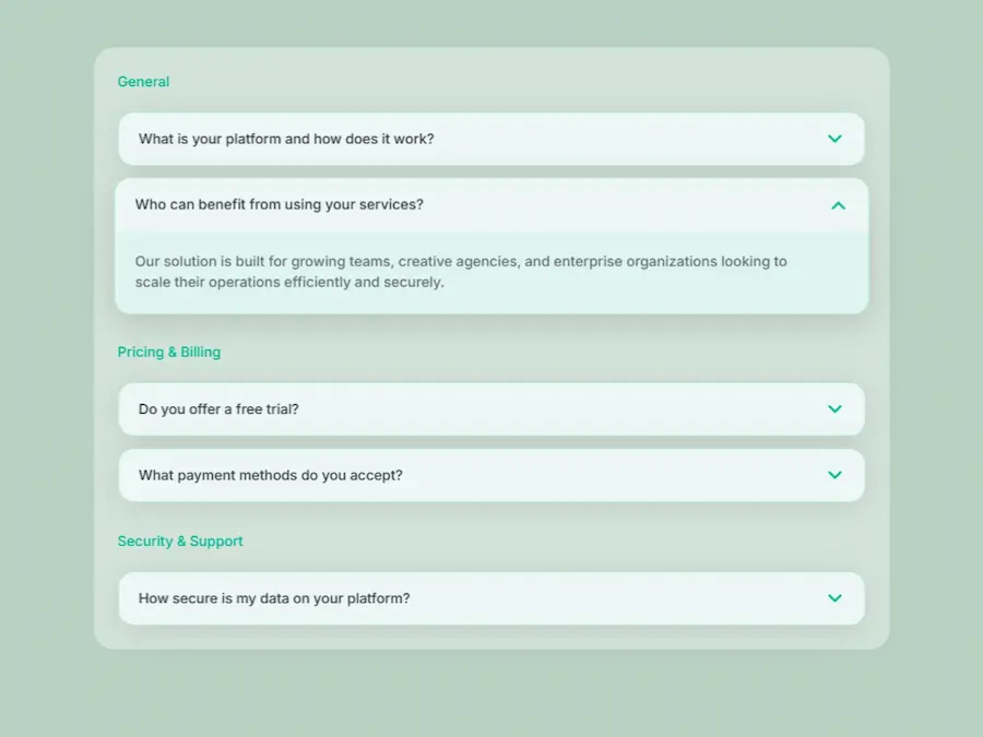 Cara Membuat Landing Page yang Menghasilkan Leads FAQ bagian umum dan tagihan