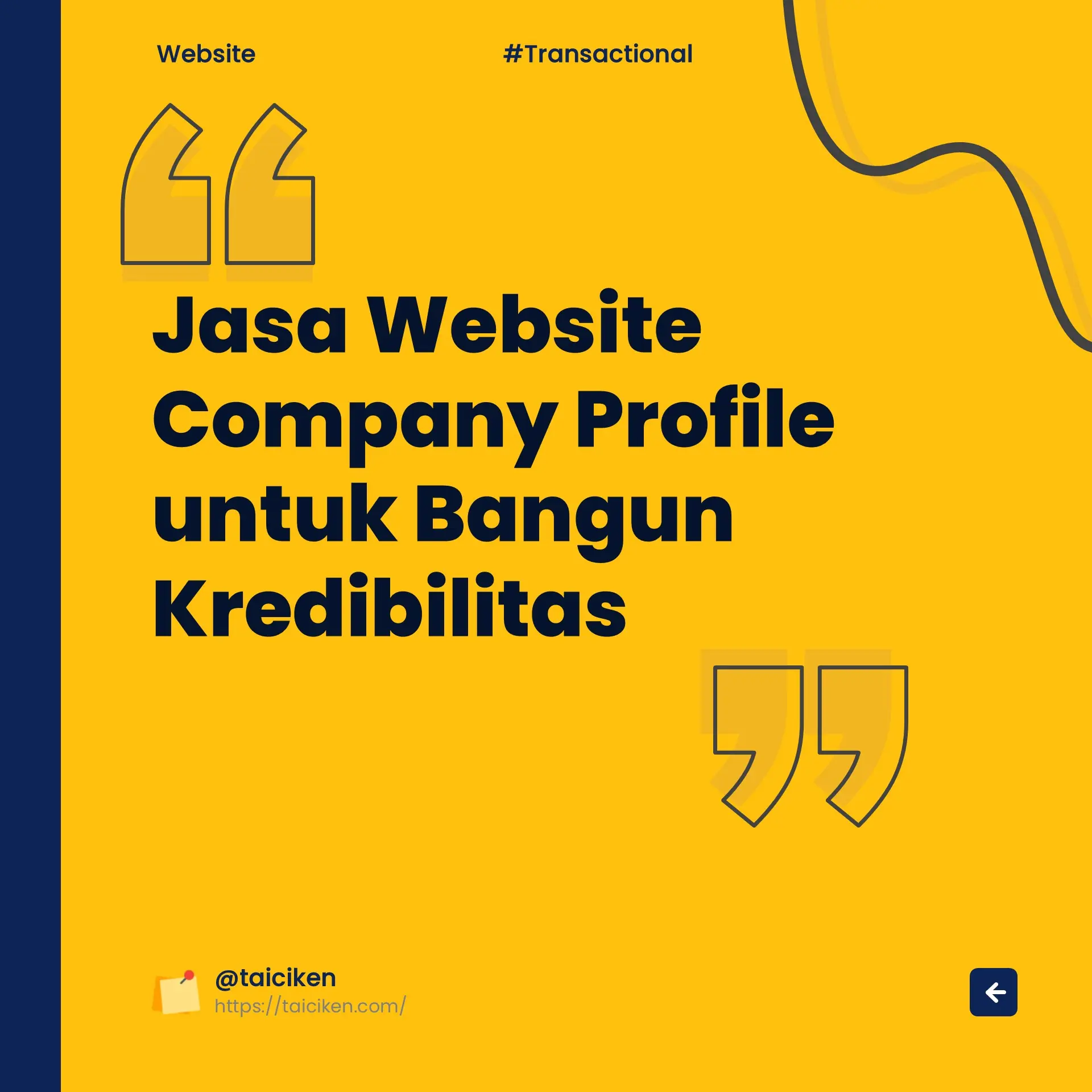 Jasa website bangun kredibilitas