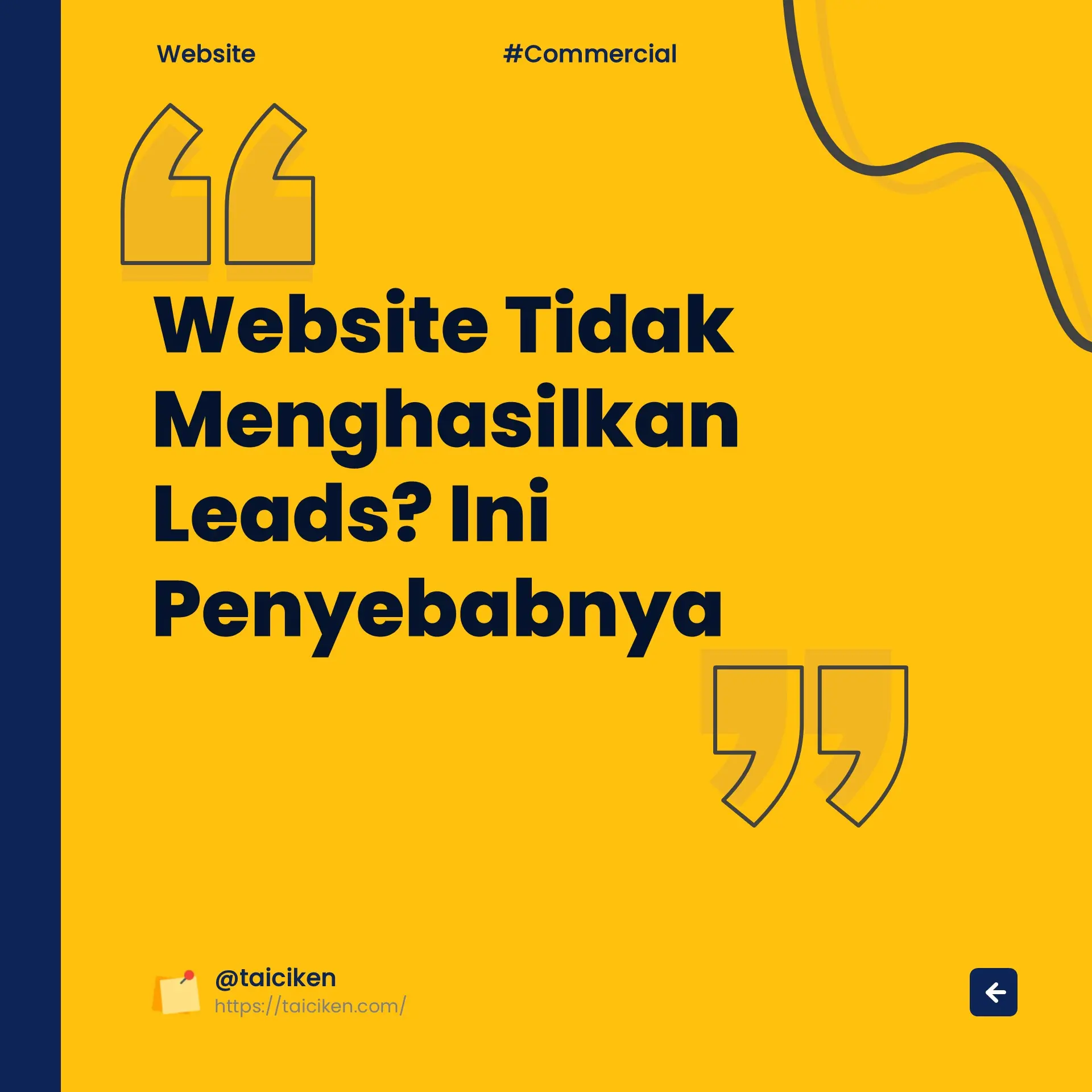 Website tidak hasilkan leads? Ini sebabnya