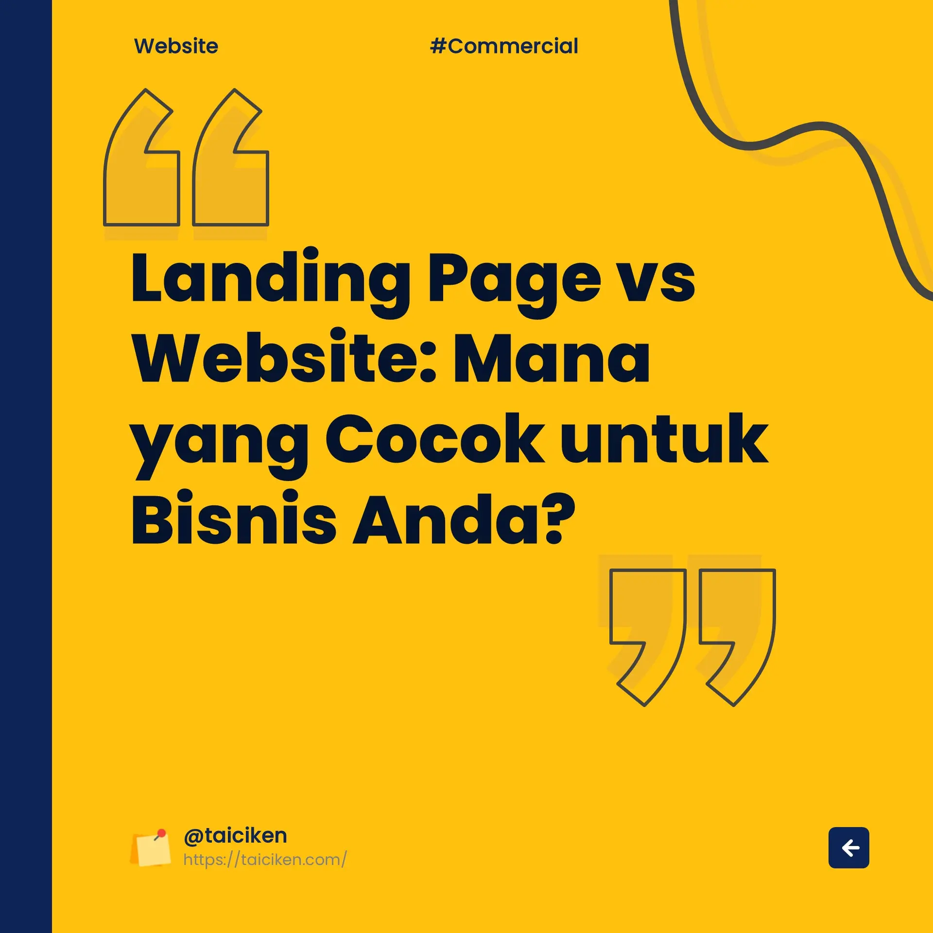 Landing Page vs Website Bisnis