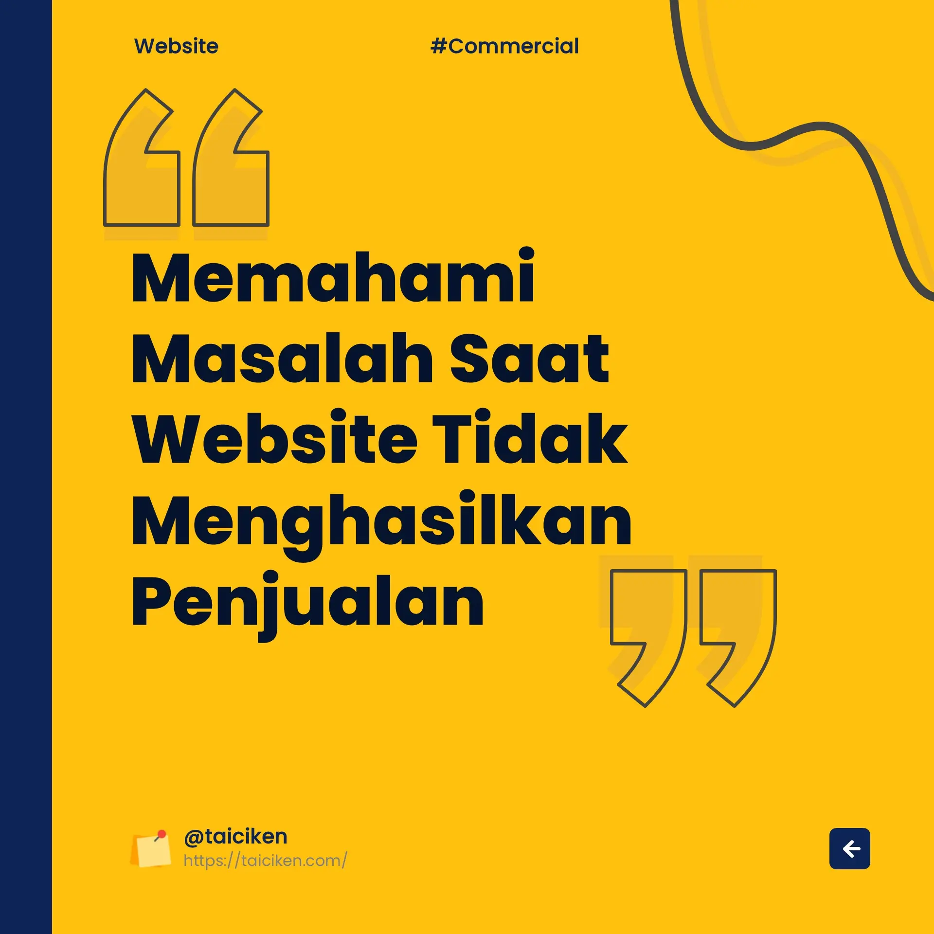 Memahami masalah website penjualan