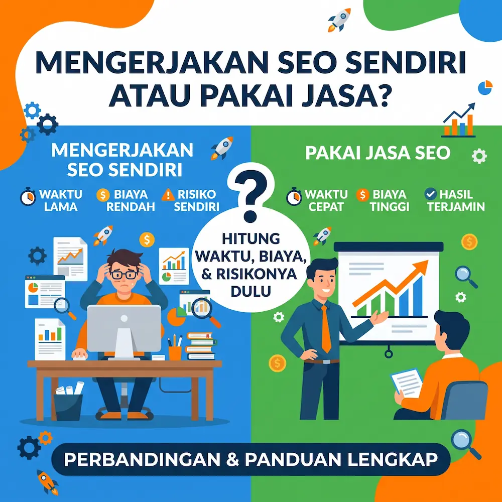 Perbandingan SEO: Sendiri vs Jasa