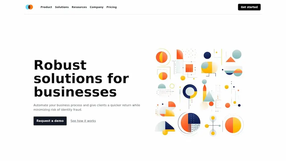 Cara Membuat Landing Page yang Menghasilkan Leads Ilustrasi abstrak geometris berwarna-warni