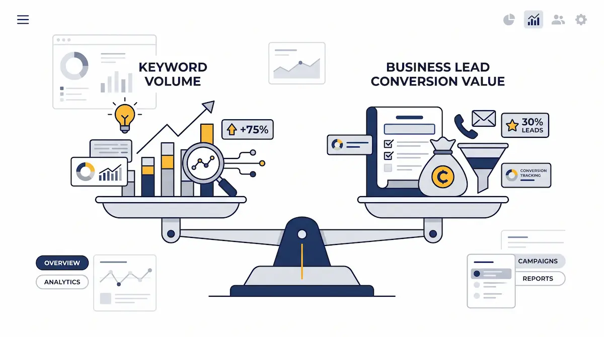 Analisis bisnis dan konversi timbal