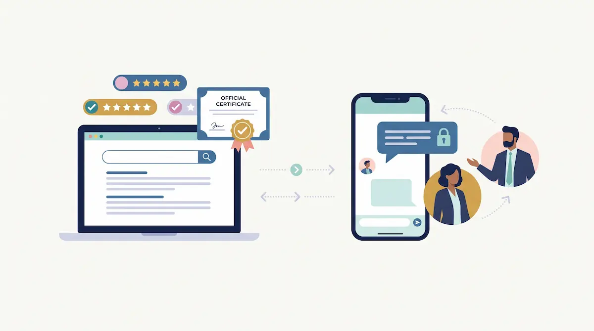 Sertifikat digital dan komunikasi aman
