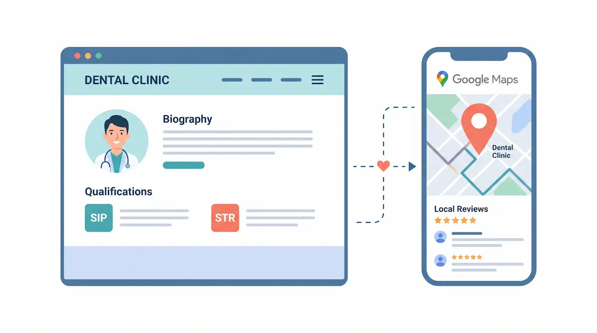 Informasi profil dokter gigi online
