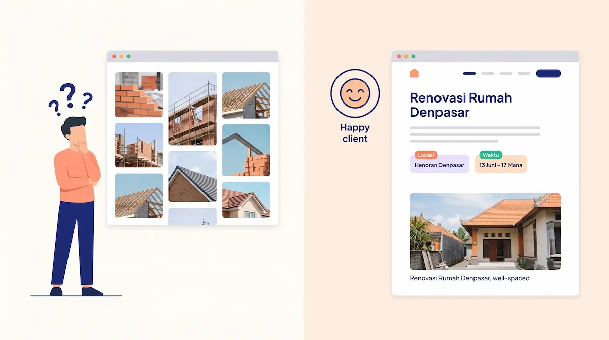 Ilustrasi renovasi rumah denpasar