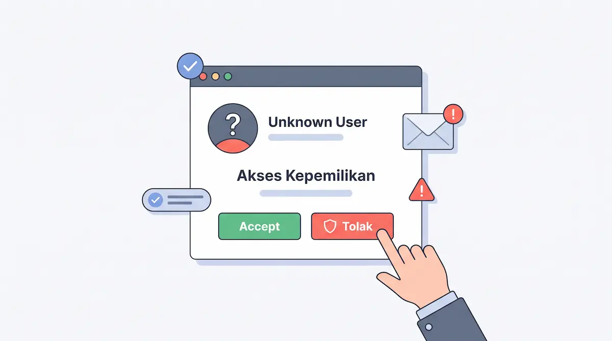 Akses ditolak oleh pengguna tak dikenal
