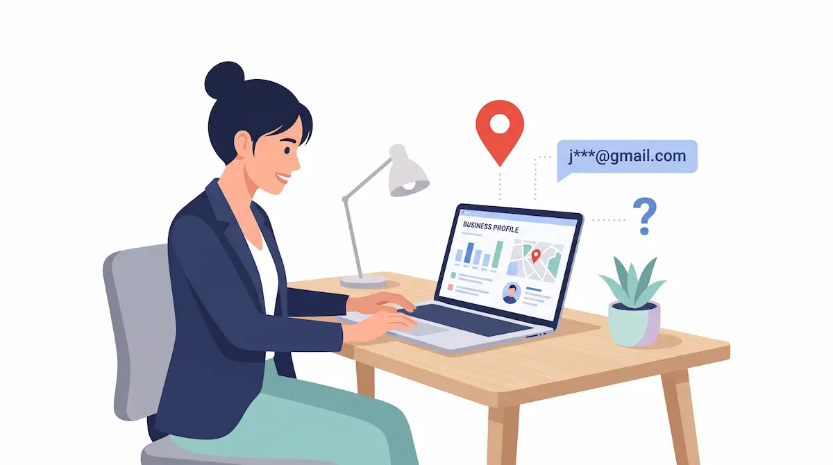 Wanita bekerja di laptop