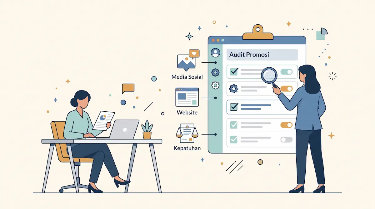 Audit promosi digital dan kepatuhan
