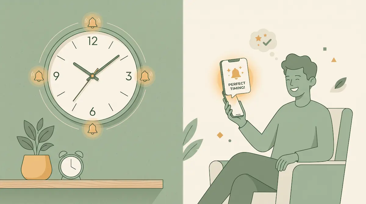 Waktu sempurna dengan notifikasi