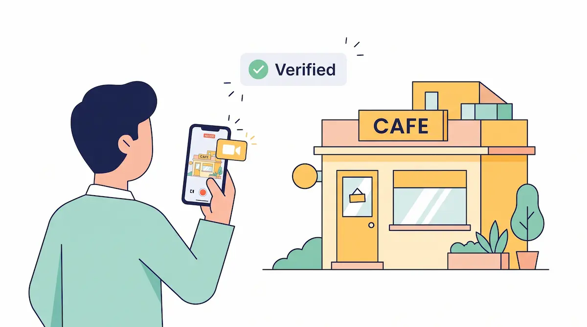 Verifikasi kafe melalui telepon