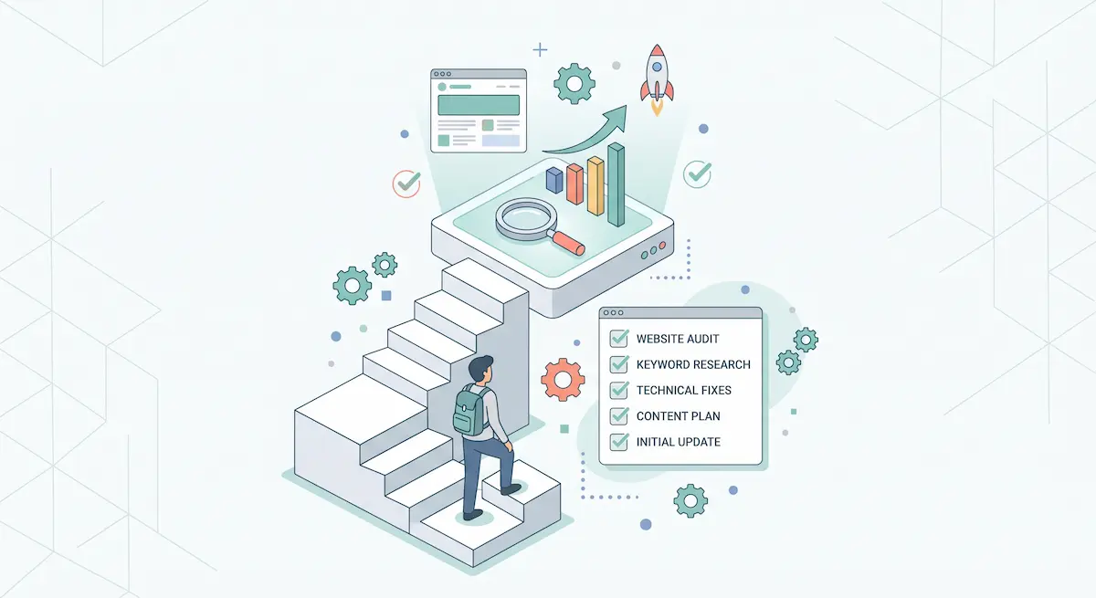 Strategi SEO dan grafik pertumbuhan
