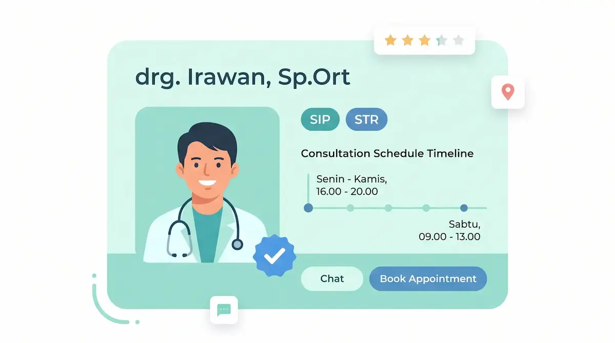 Profil Dokter Irawan Jadwal Konsultasi