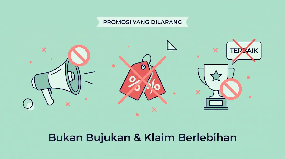 Promosi terlarang bukan bujukan berlebihan