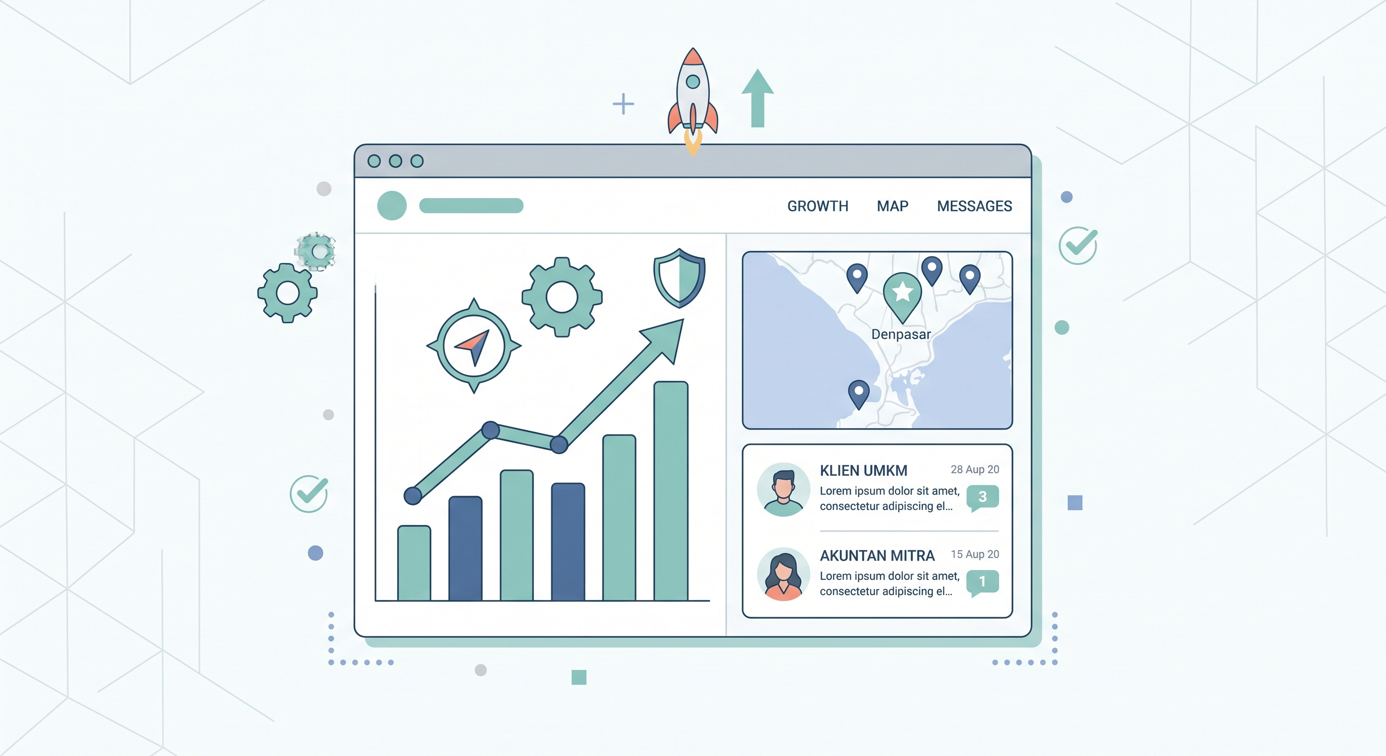 Analisis pertumbuhan bisnis daring