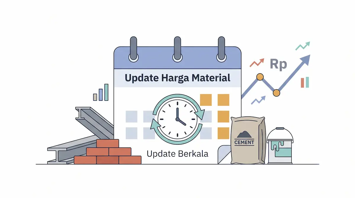 Update Harga Material Berkala