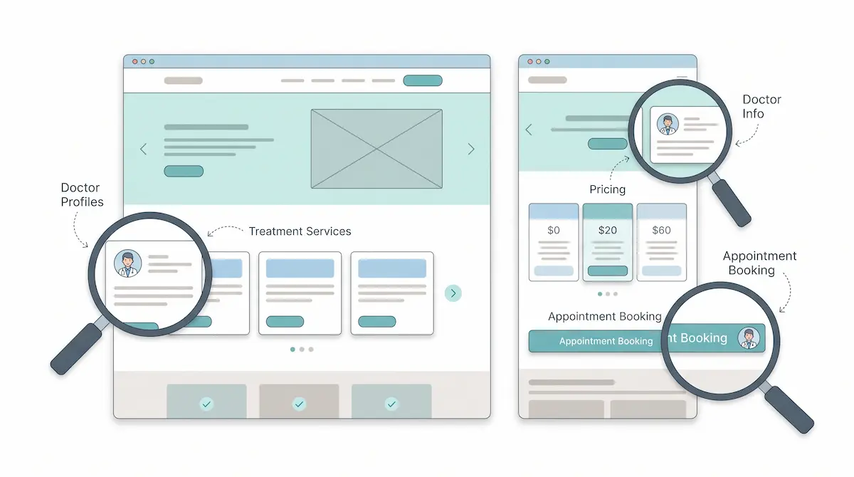 Desain antarmuka booking dokter