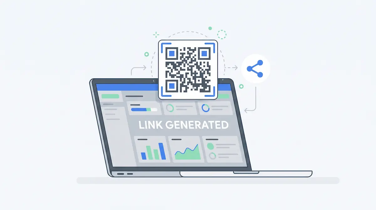 Kode QR Tautan Dihasilkan