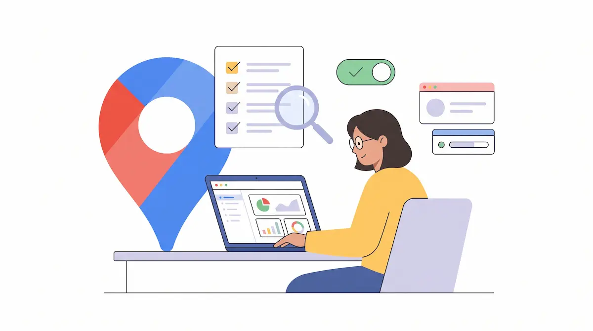 Analisis data dan lokasi dengan laptop