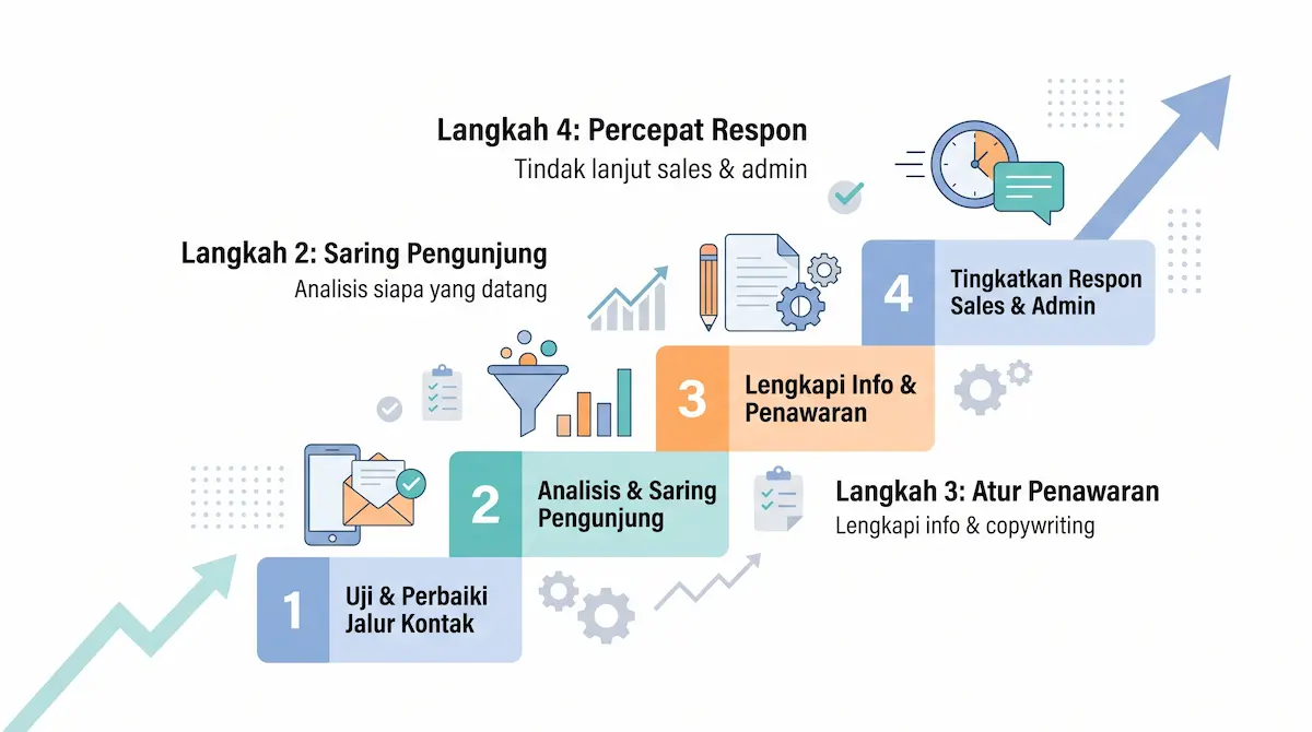 Langkah-langkah meningkatkan respon penjualan