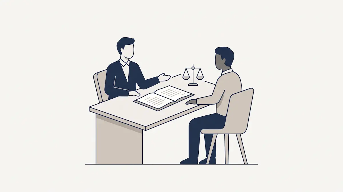 Konsultasi hukum di kantor pengacara