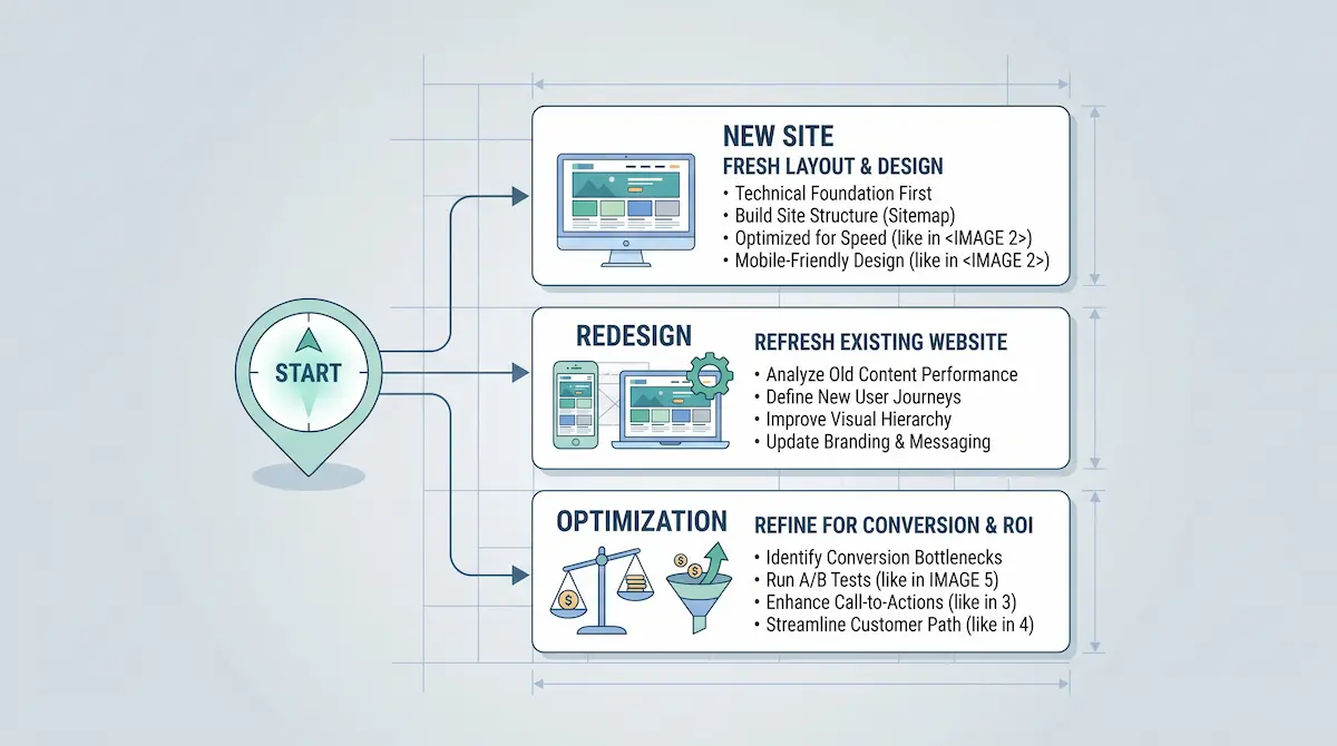 Alur proses pengembangan situs web